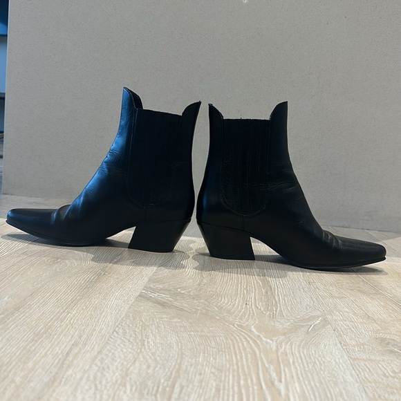 Women’s cowboy split leather ankle boot - Picture 3 of 11